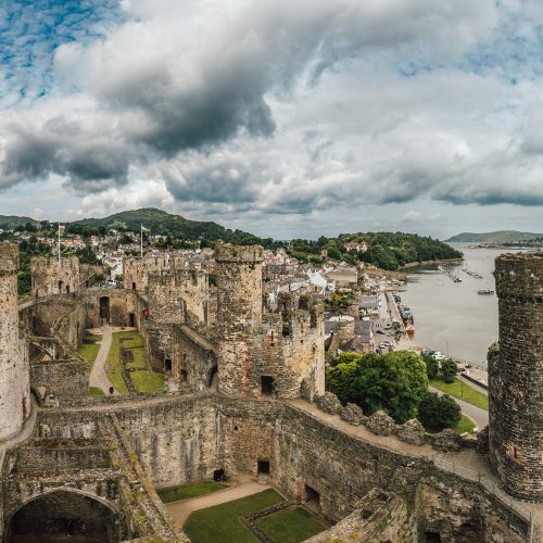 Conwy Castle in Wales. Photo credit © Crown copyright (2025) Cymru Wales (