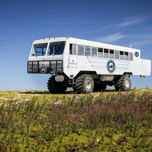 Tundra buggy. Photo Credit Eric Lindberg/ Frontiers North Adventures.