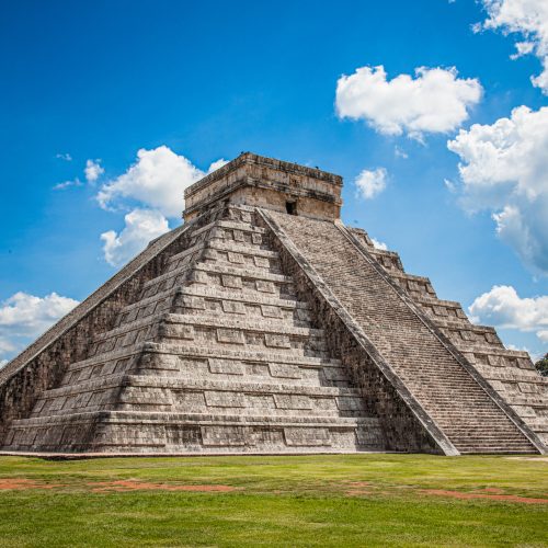 Kulkulkan Pyramid. Chichen Itza. Mexico. Photo credit: Adobe Stock