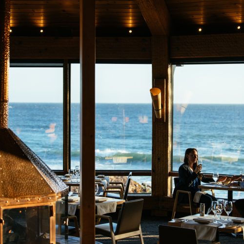 Views from the Pointe Restaurant. Wickaninnish Inn. Photo credit Jeremy Koreski.